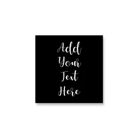 Add Your Own Message Flexi Magnet - Square