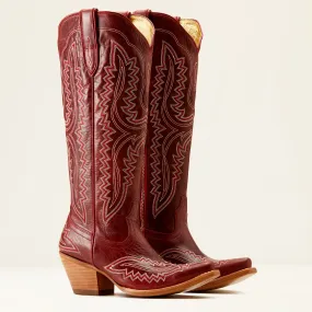 Ariat Ladies 10050870 Casanova X Toe Western Boot in Red Alert