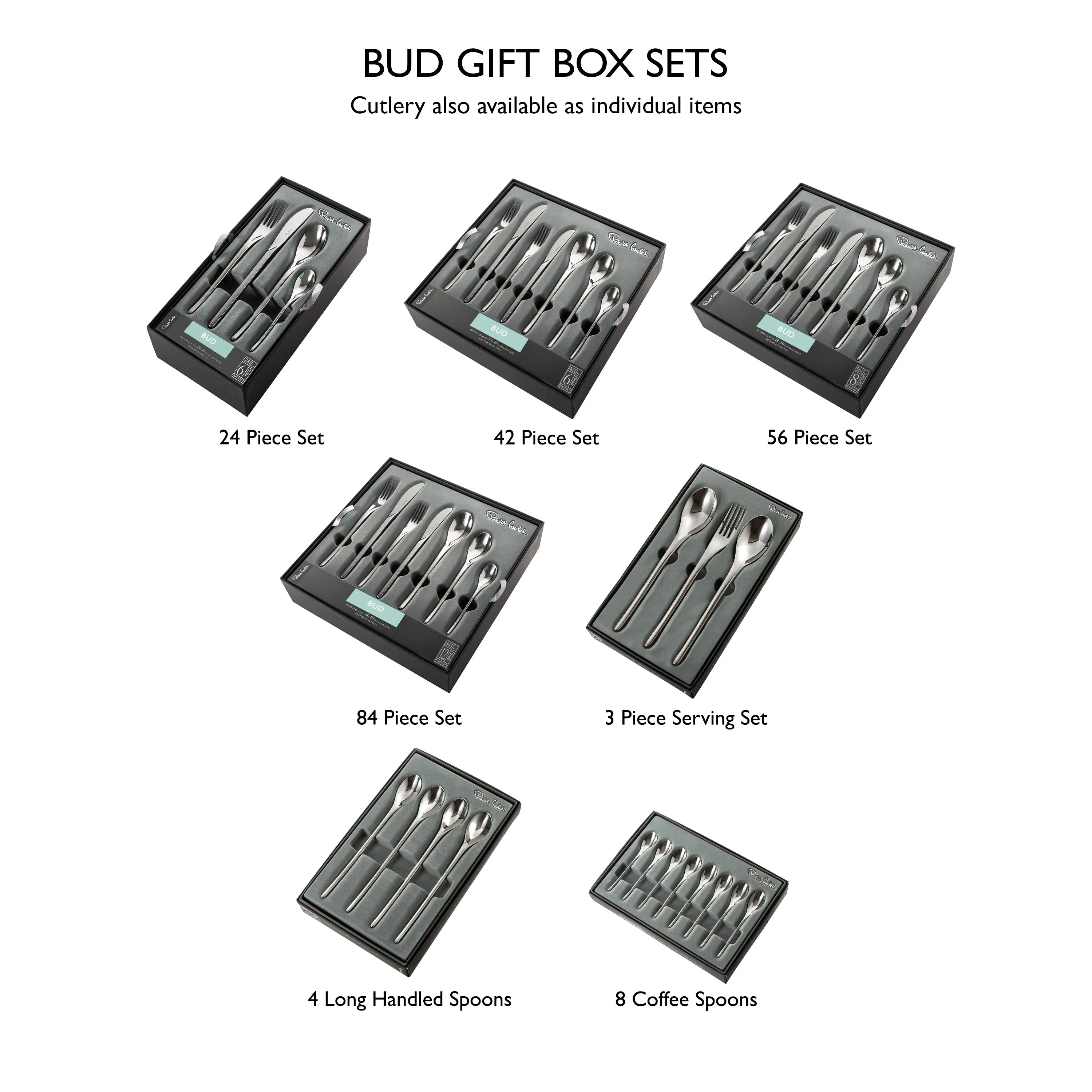 Bud Bright Cutlery Set, 56 Piece for 8 People