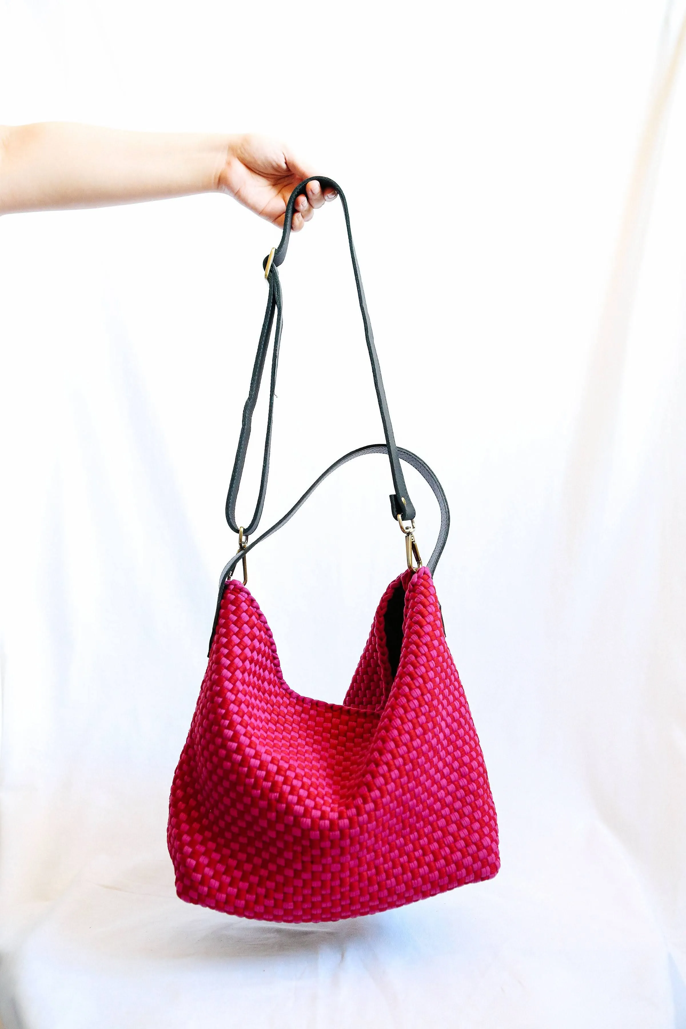 Buslo Checkerboard Red & Fuchsia