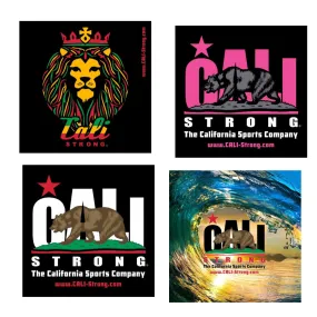 CALI Strong Sticker 4 Pack Series 1B Vinyl Decal Set