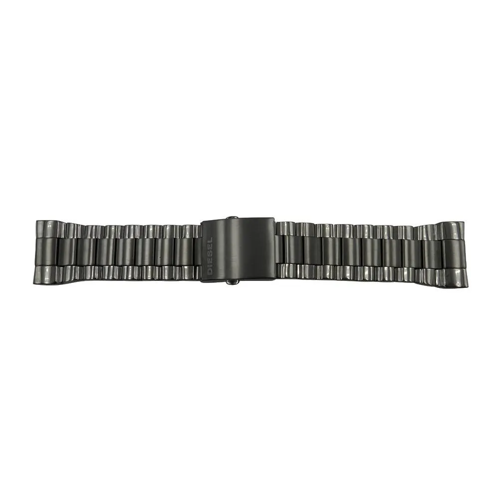 Diesel 28mm Gunmetal Stainless Steel Bracelet Strap DZ1498