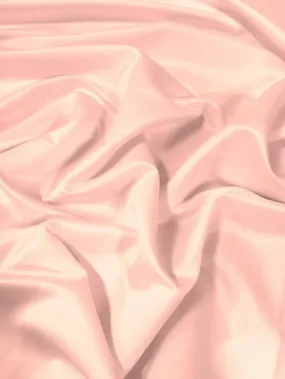 Dull Bridal Satin Fabric / Blush / Sold By The Yard