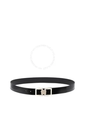 Ferragamo Black Reversible Adjustable belt