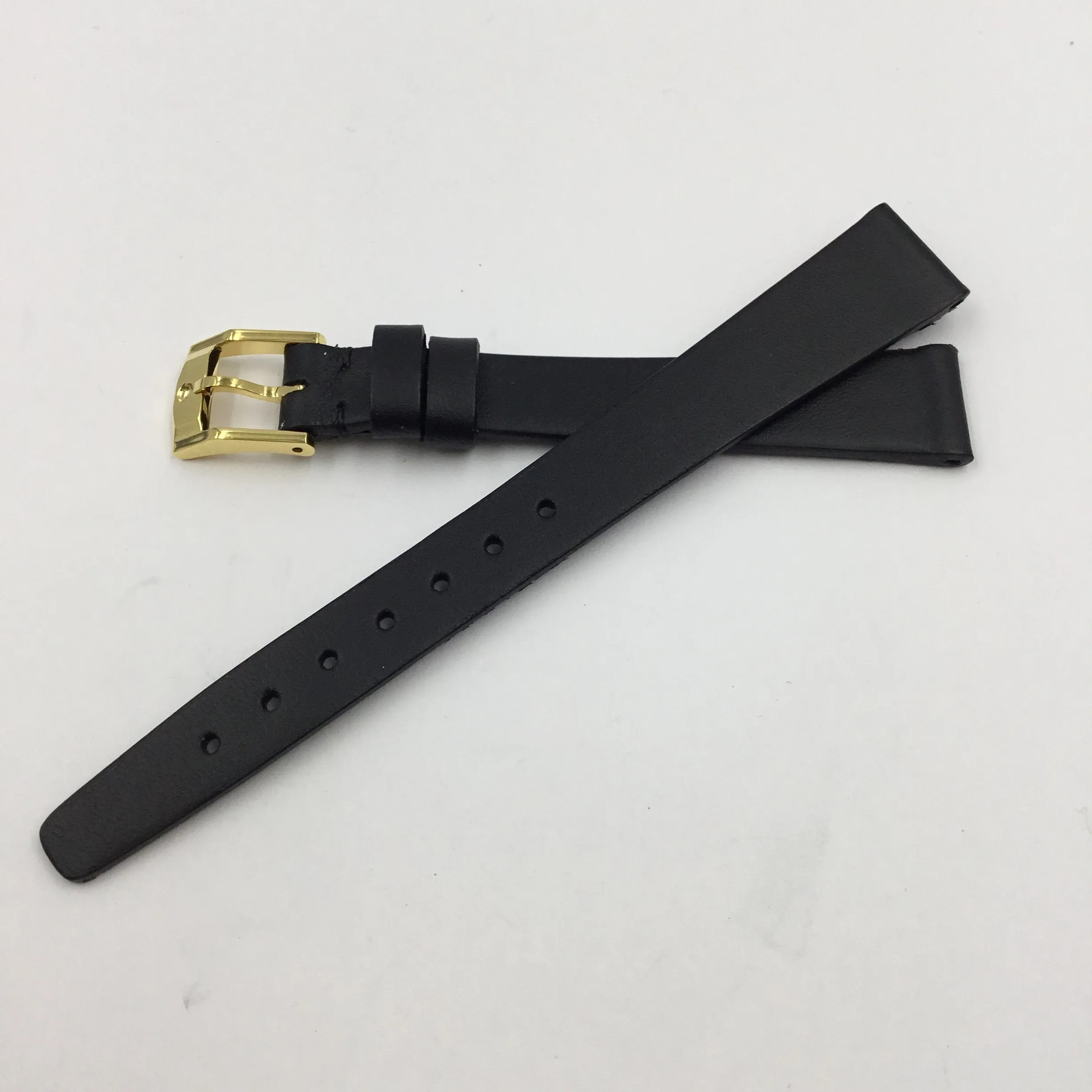 FITS  Movado Black Smooth Leather 13mm Watch Band