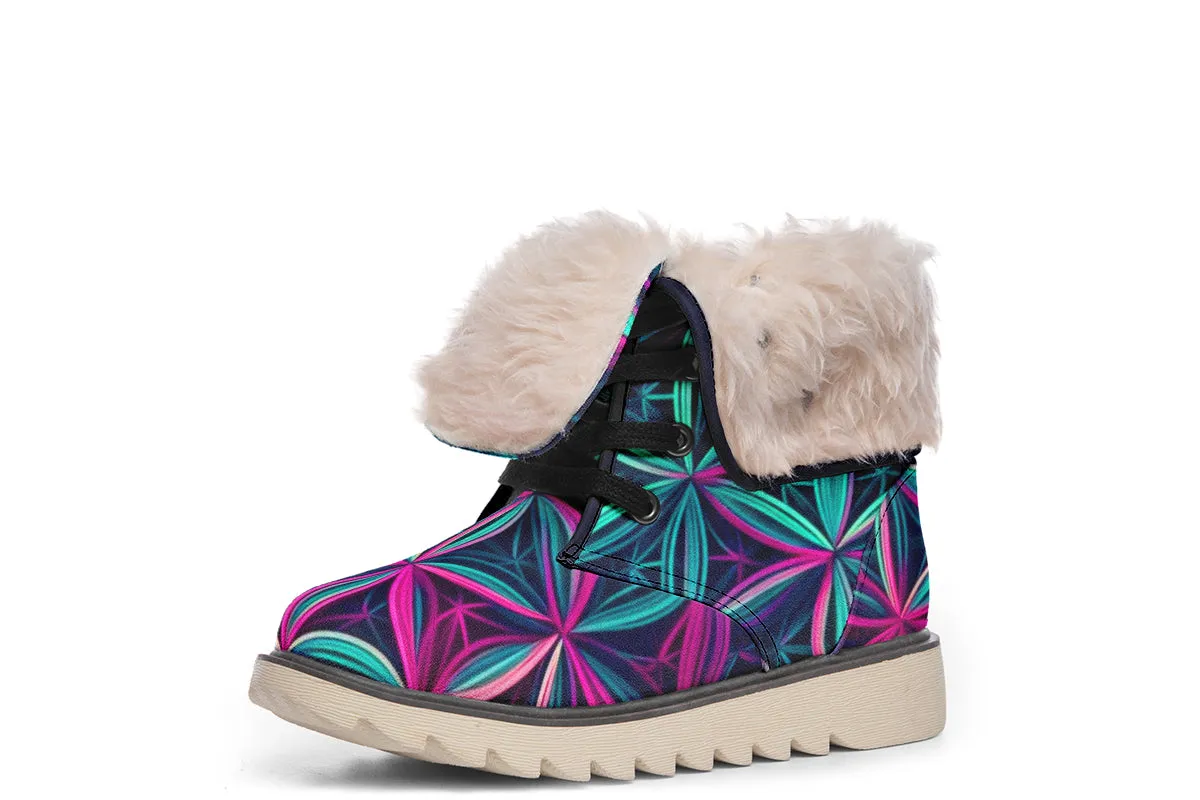 Flower Life Vibes Moon Boots