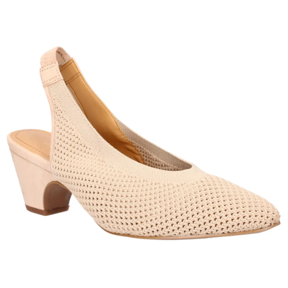 J. Renee Kairi Stretch Beige Heel (Women's)