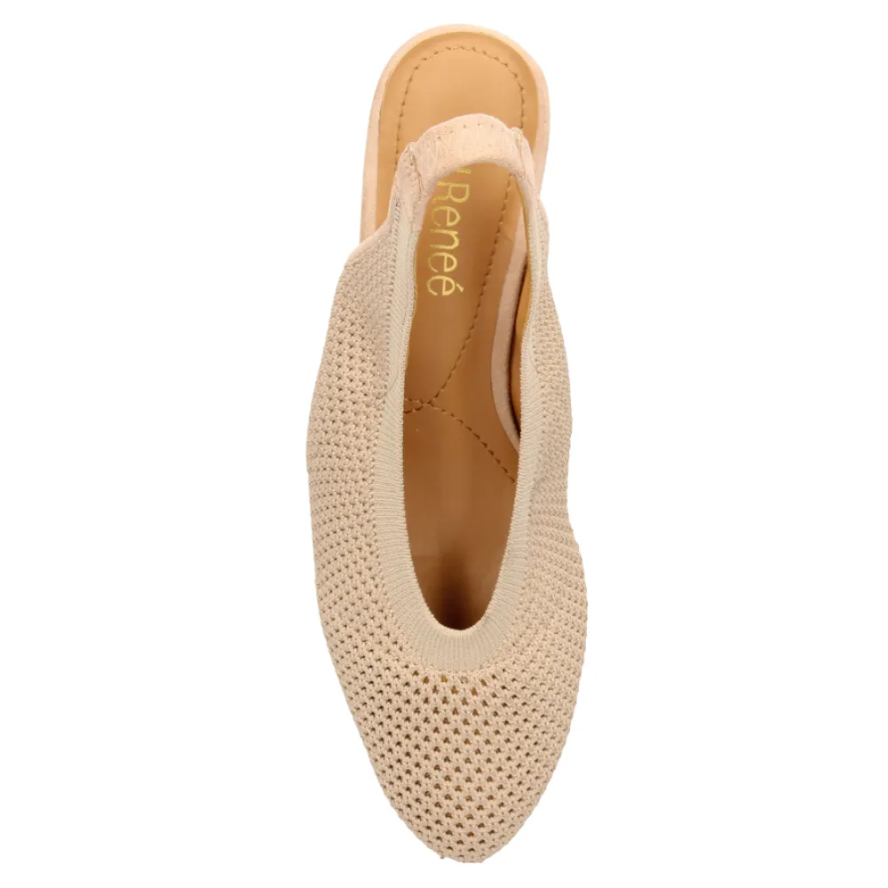 J. Renee Kairi Stretch Beige Heel (Women's)