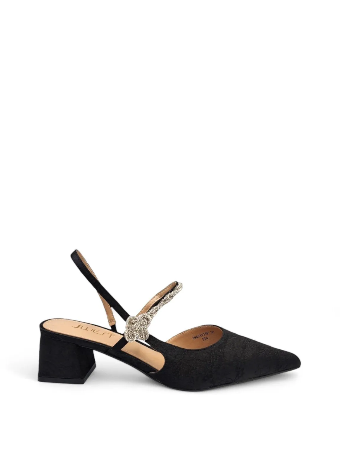 Jamie Mid Block Heel Sandal