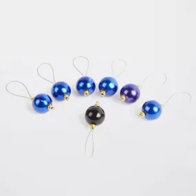 KnitPro NEW ZOONI Stitch Markers in Coloured Beads "Bluebell" (10933)