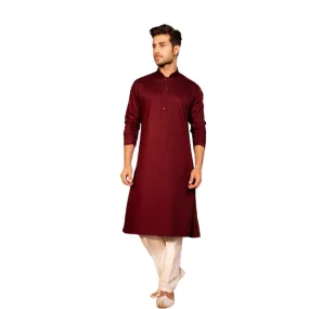 Kurta Pajama For Men | Mehroon Color