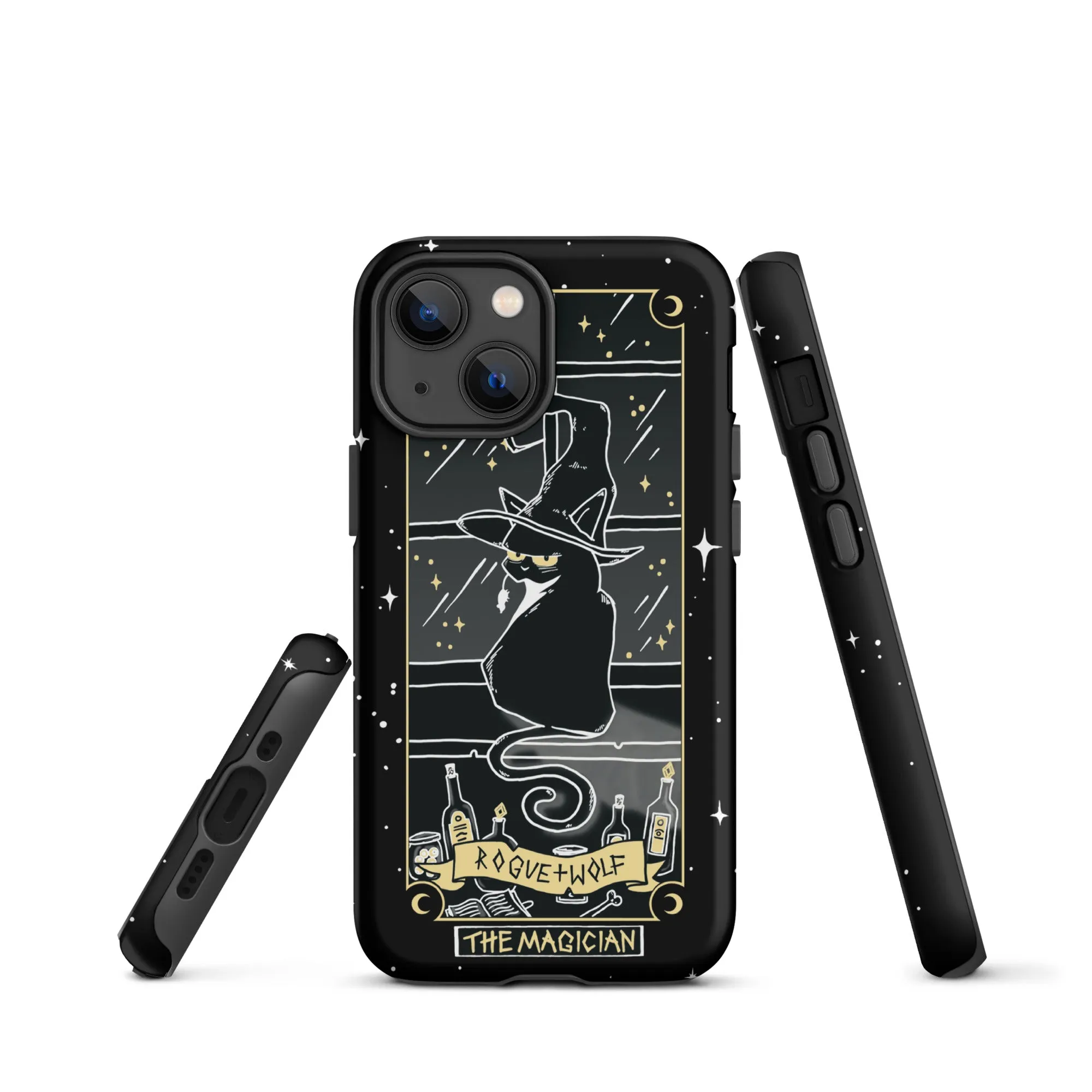 Magician Tarot Tough Phone Case for iPhone - Shockproof Witchy Phone Case Cover Anti-scratch Goth Accessory