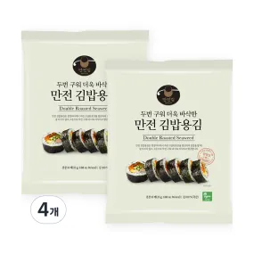 Manjeon Kim Twice-baked gimbap seaweed 10p, 25g, 4 pieces