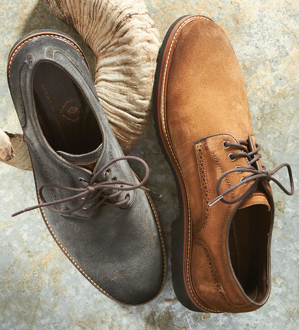 Martin Dingman Liverpool Suede Shoes - French Roast