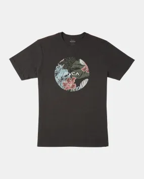 Motor Monstera Tee - Pirate Black