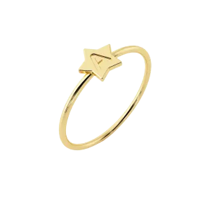 Moyen Initial Star Ring