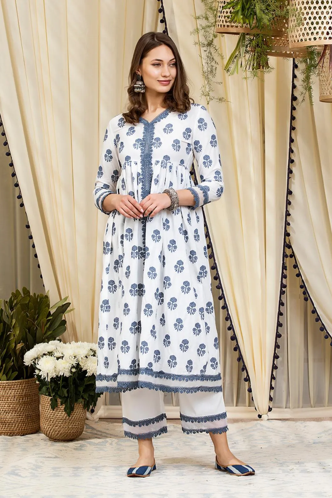 Mulmul Cotton Iliana Kurta Iliana Pyajama