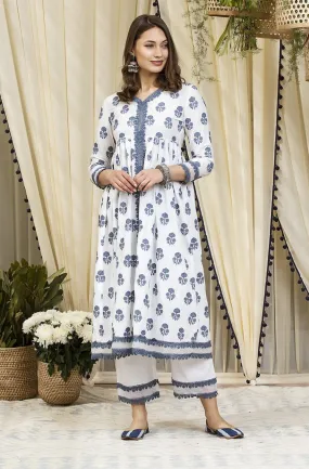 Mulmul Cotton Iliana Kurta Iliana Pyajama