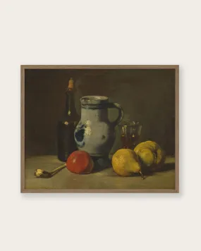 "Still Life with a grey Jug" Art Print