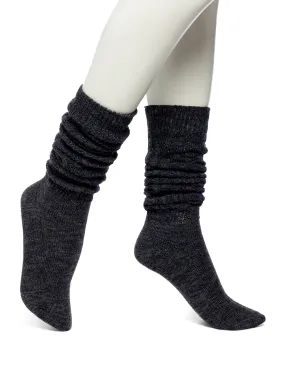 Ribbed Slouch Sock