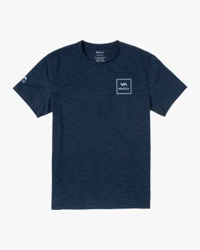 RVCA Short Sleeve Rashguard - Navy Heather