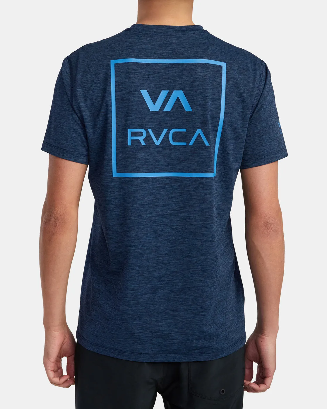 RVCA Short Sleeve Rashguard - Navy Heather