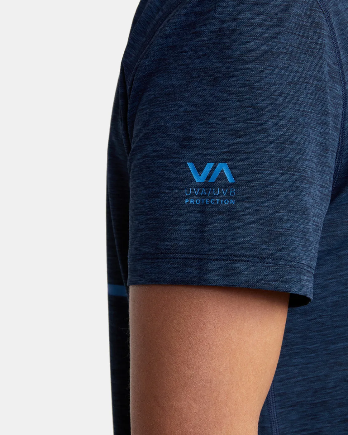 RVCA Short Sleeve Rashguard - Navy Heather