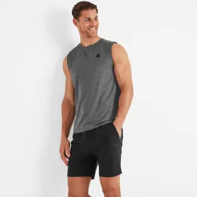 Scope Mens Sports Vest - Soot Grey Marl