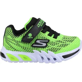 Skechers Infant Boys Flex-Glow Elite Vorlo Light Up Trainers - Lime