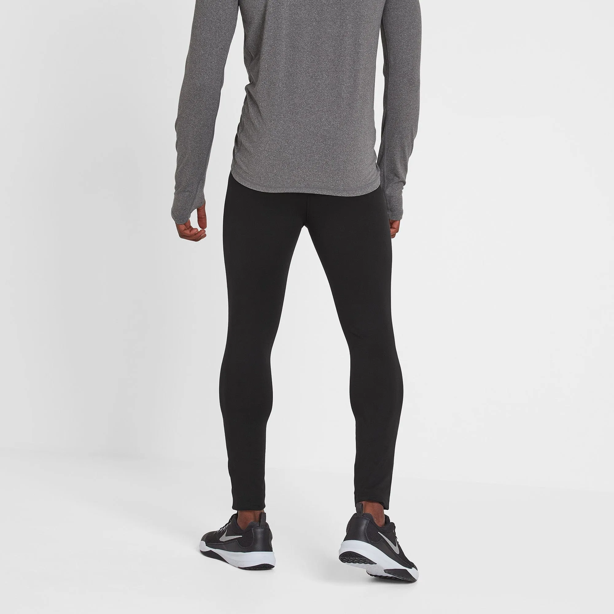 Snowdon Mens Thermal Base Layer Leggings - Black