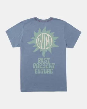 Sun Stamp Tee - Industrial Blue