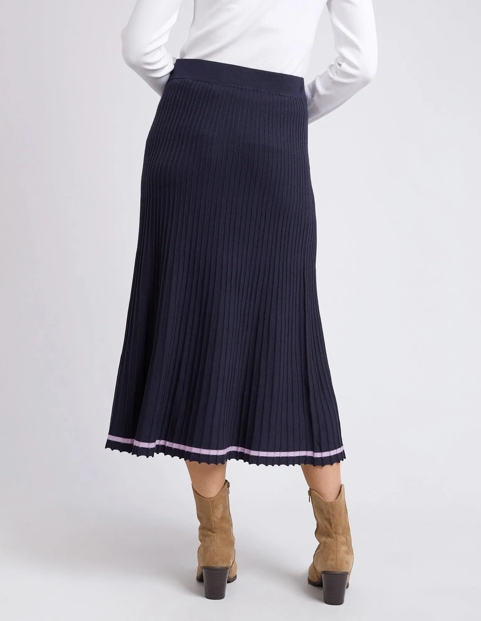 Tammy Knit Skirt Dark Sapphire