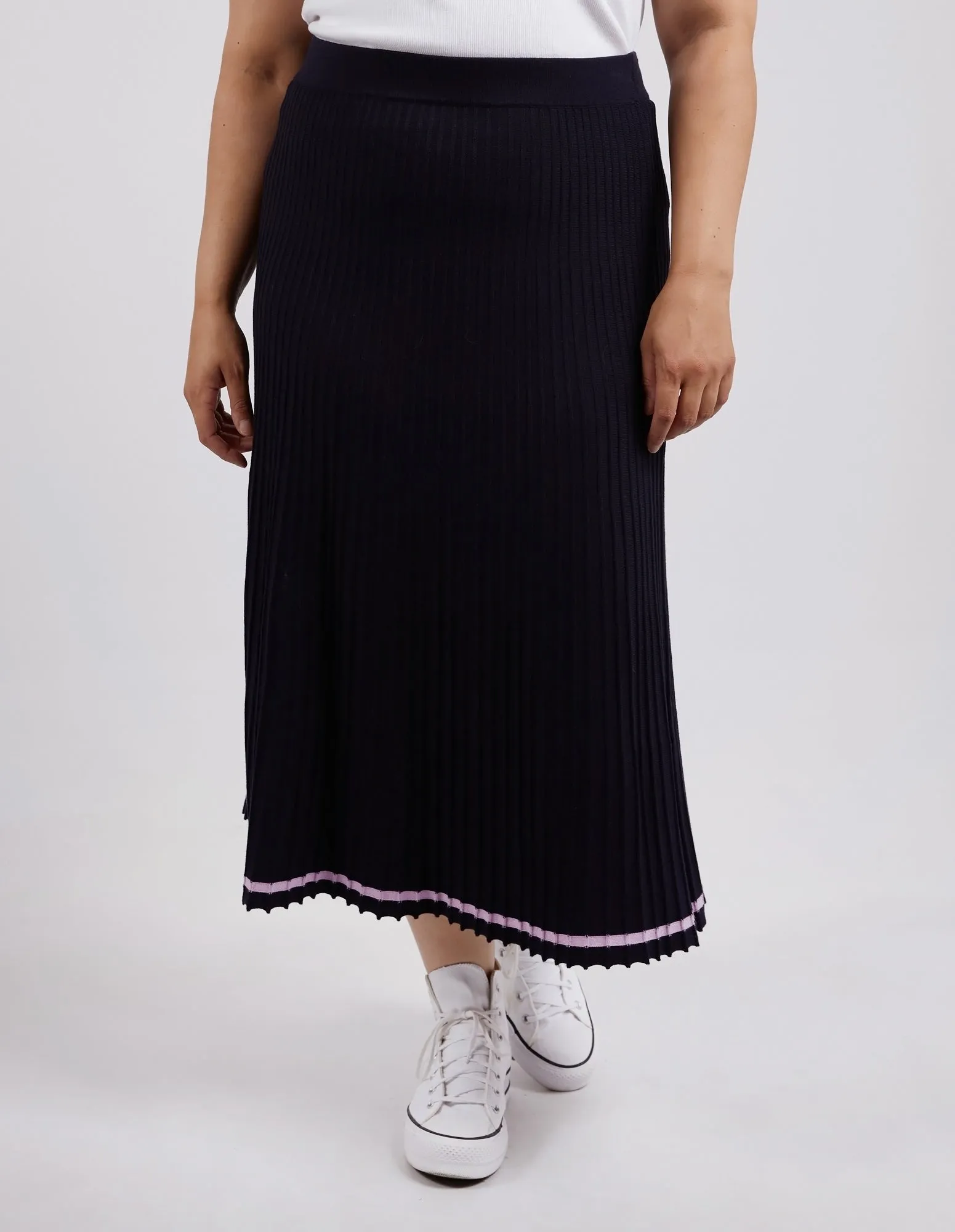 Tammy Knit Skirt Dark Sapphire