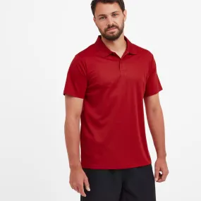 Torres Mens Tech Polo - Chilli