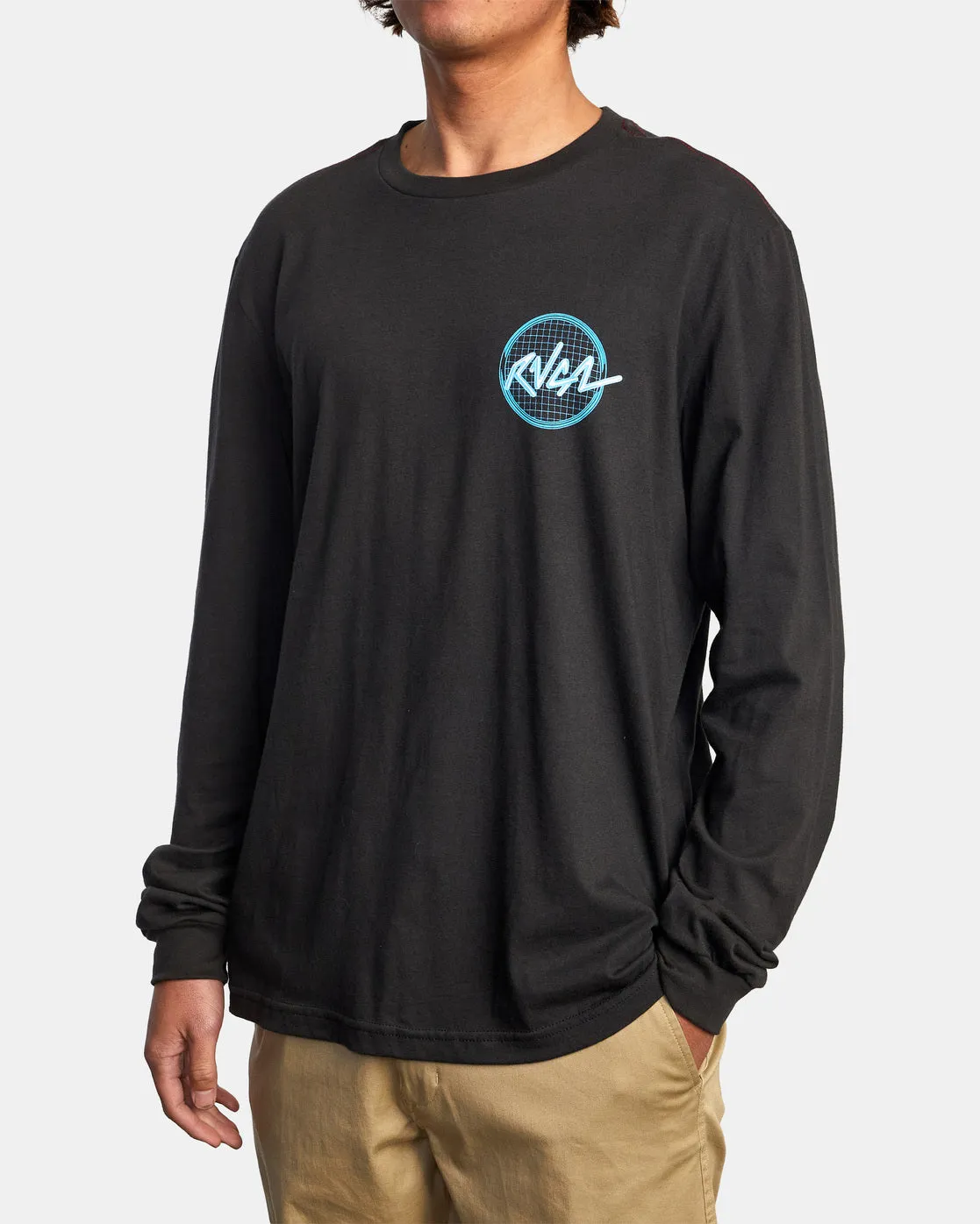 Tubed Long Sleeve Tee - Pirate Black